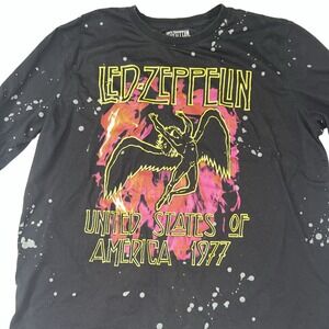 Led Zeppelin United States Of America 1977 T-shirt Size Xxl Vintage Collector290